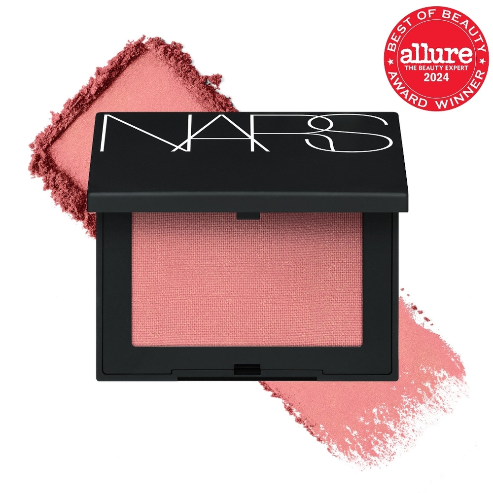 Deep Throat NARS Powder Blush Pink Golden Sheen Brand New In Box Full Size